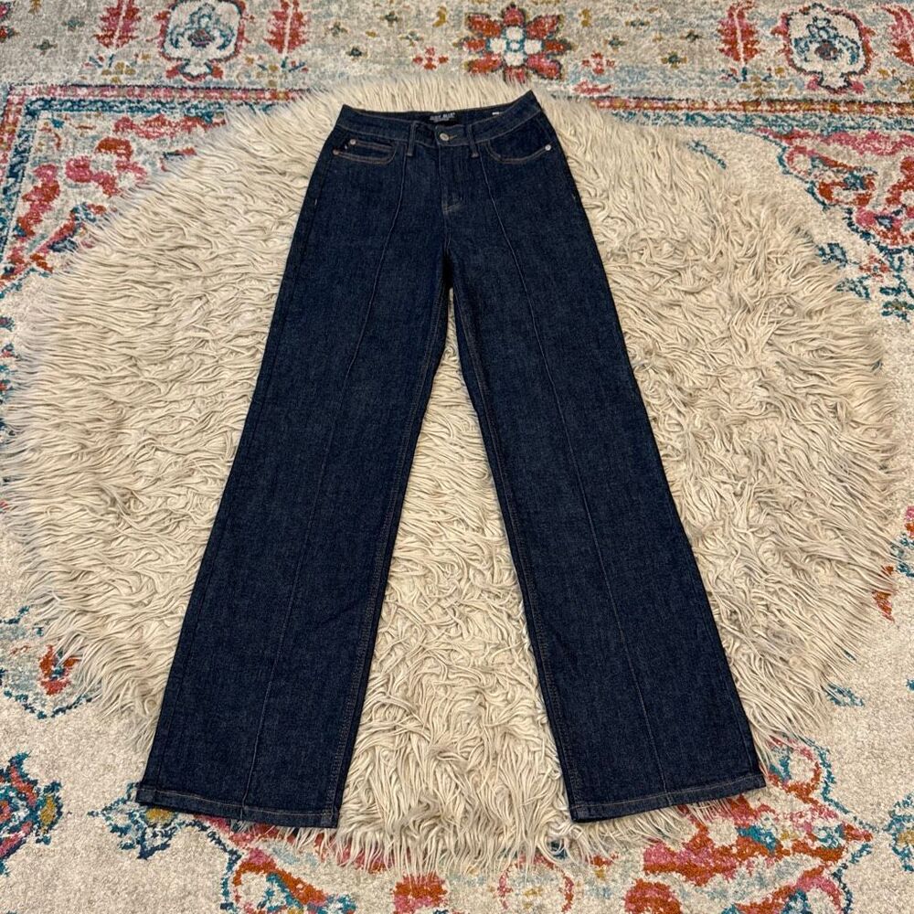 Judy blue wide leg dark jeans size 1/25